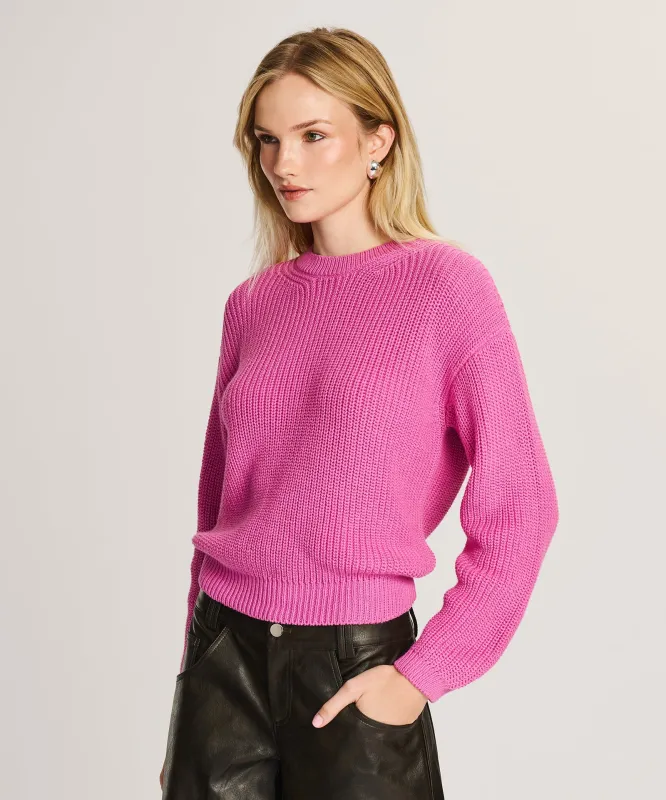 Cotton Fisherman Crewneck Sweater sold by NAADAM