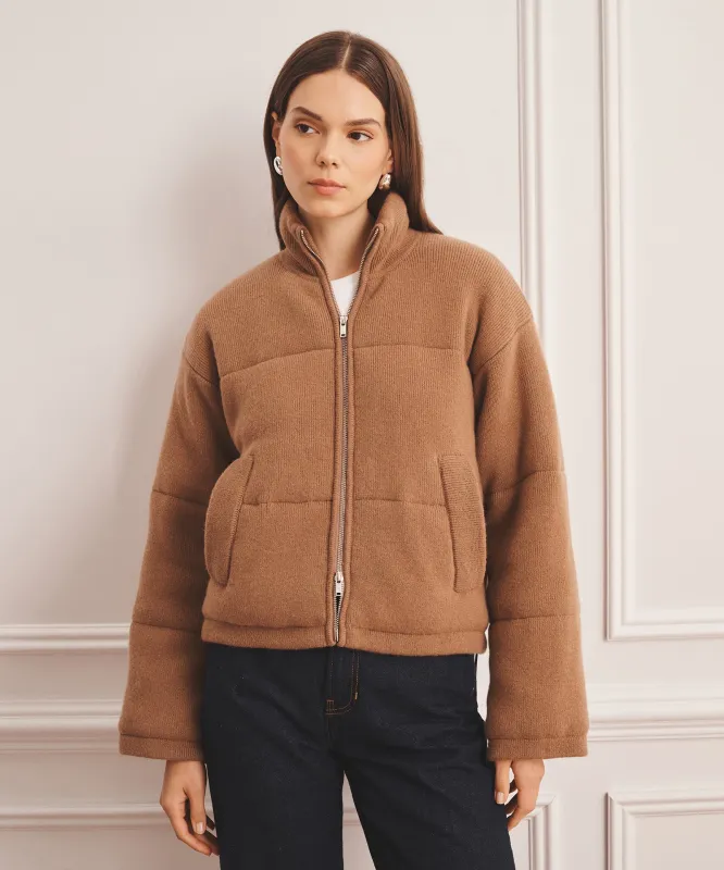 Luxe Cashmino Puffer Jacket sold by NAADAM