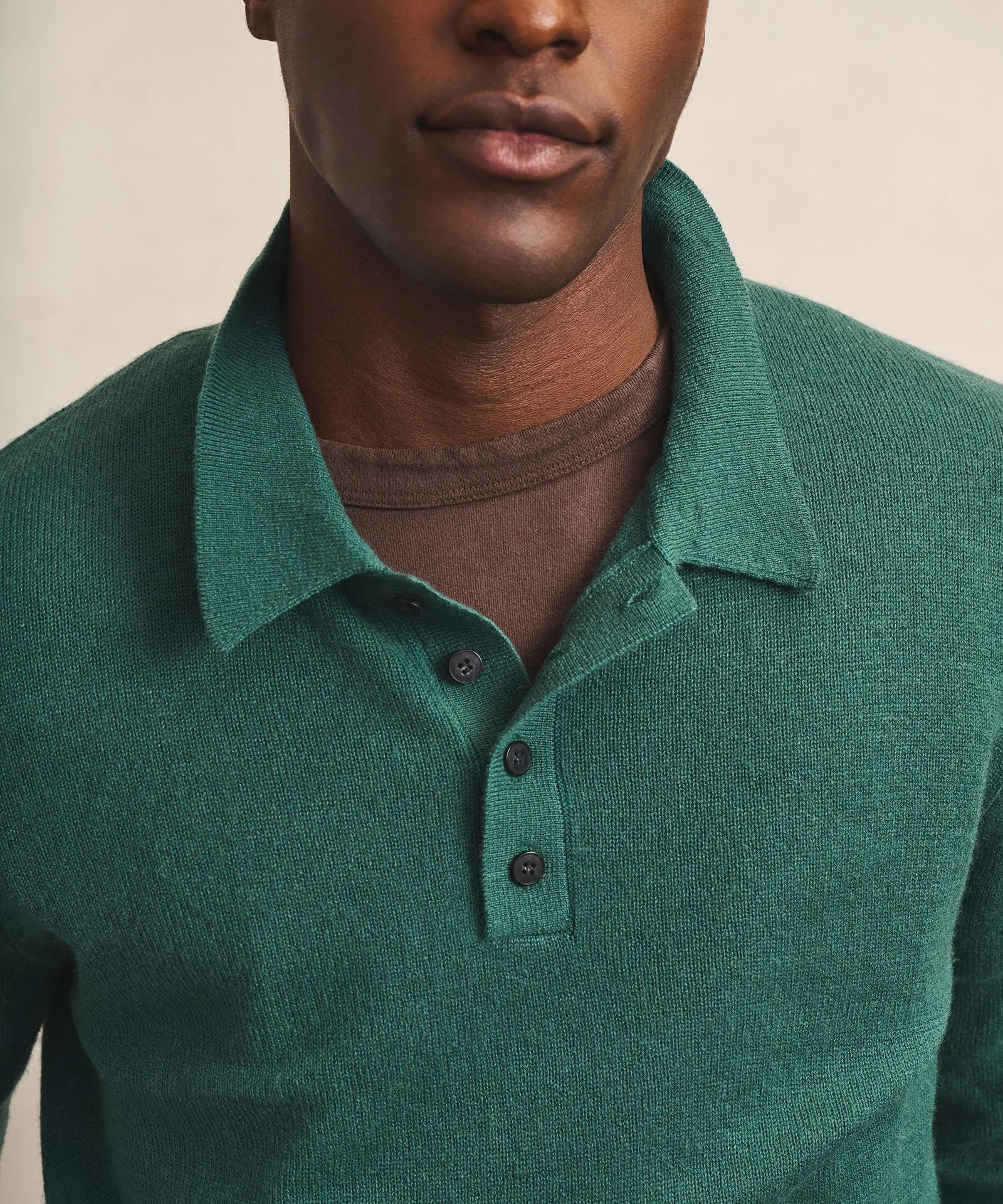 Lightweight Cashmere Polo sold by NAADAM product image thumbnail 2