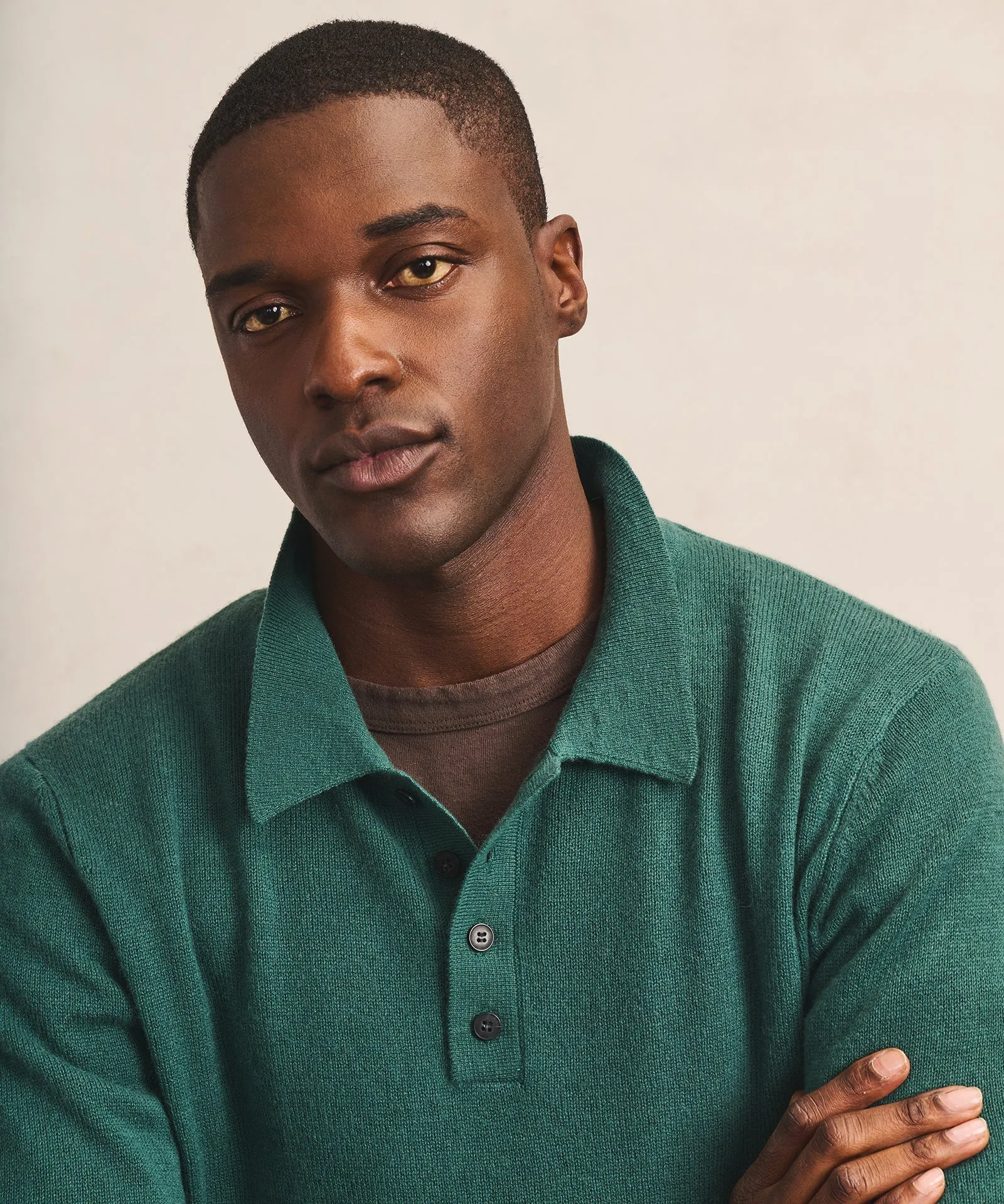 Lightweight Cashmere Polo sold by NAADAM product image thumbnail 4