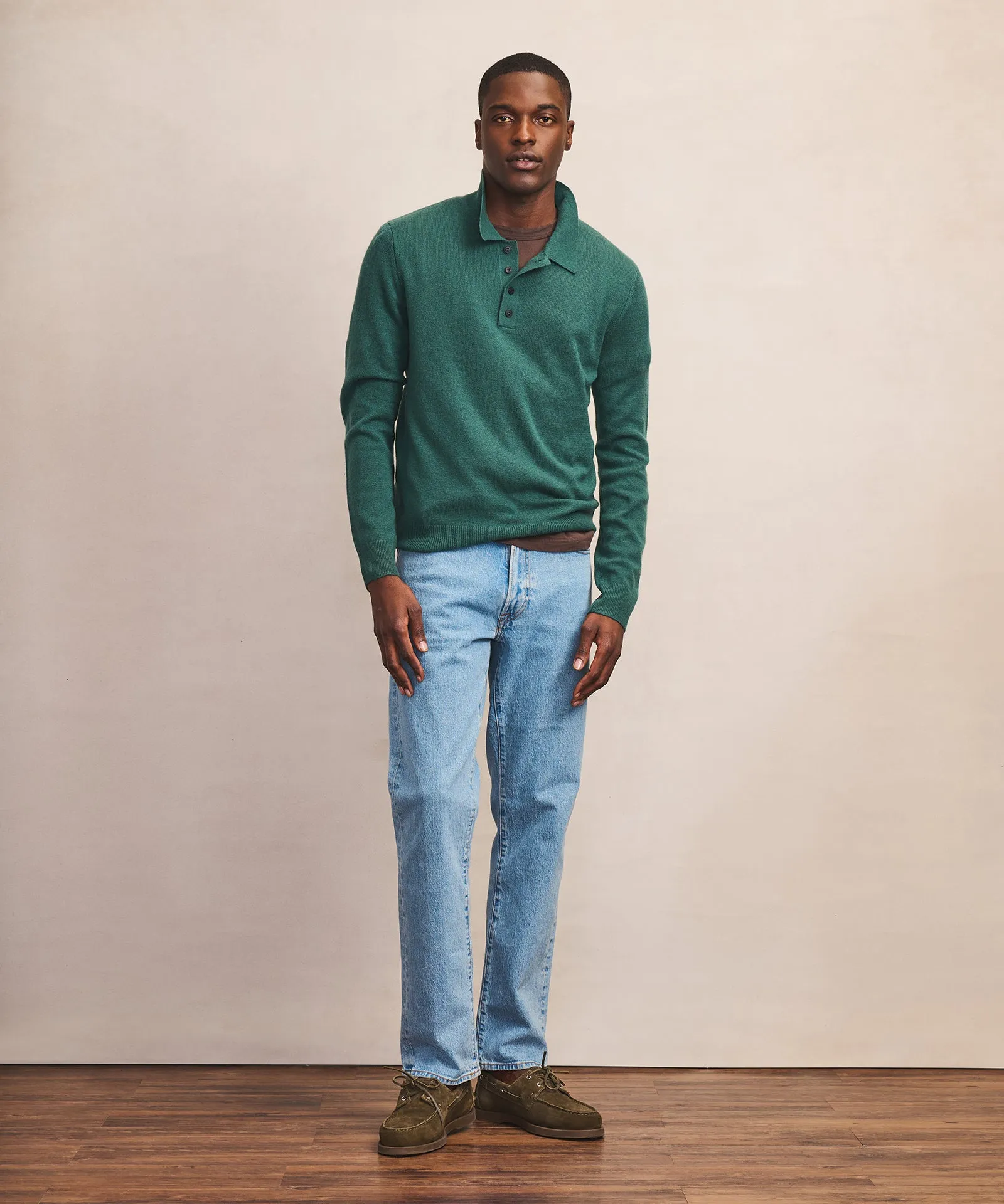 Lightweight Cashmere Polo sold by NAADAM product image thumbnail 3