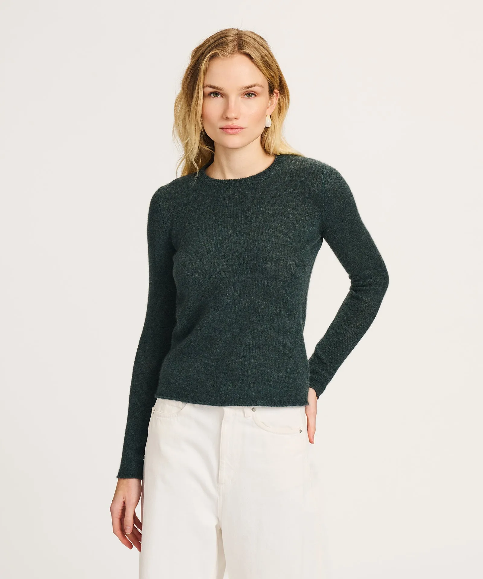 Featherweight Cashmere Slim Crewneck Sweater sold by NAADAM product image thumbnail 2