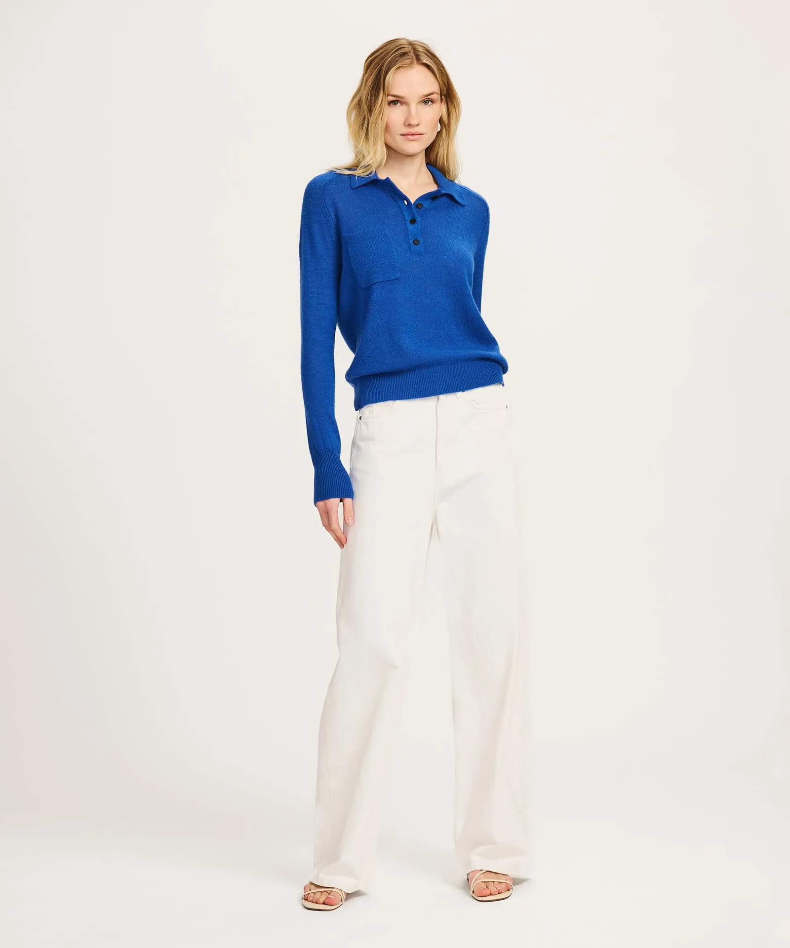 Featherweight Cashmere Relaxed Polo sold by NAADAM product image thumbnail 4