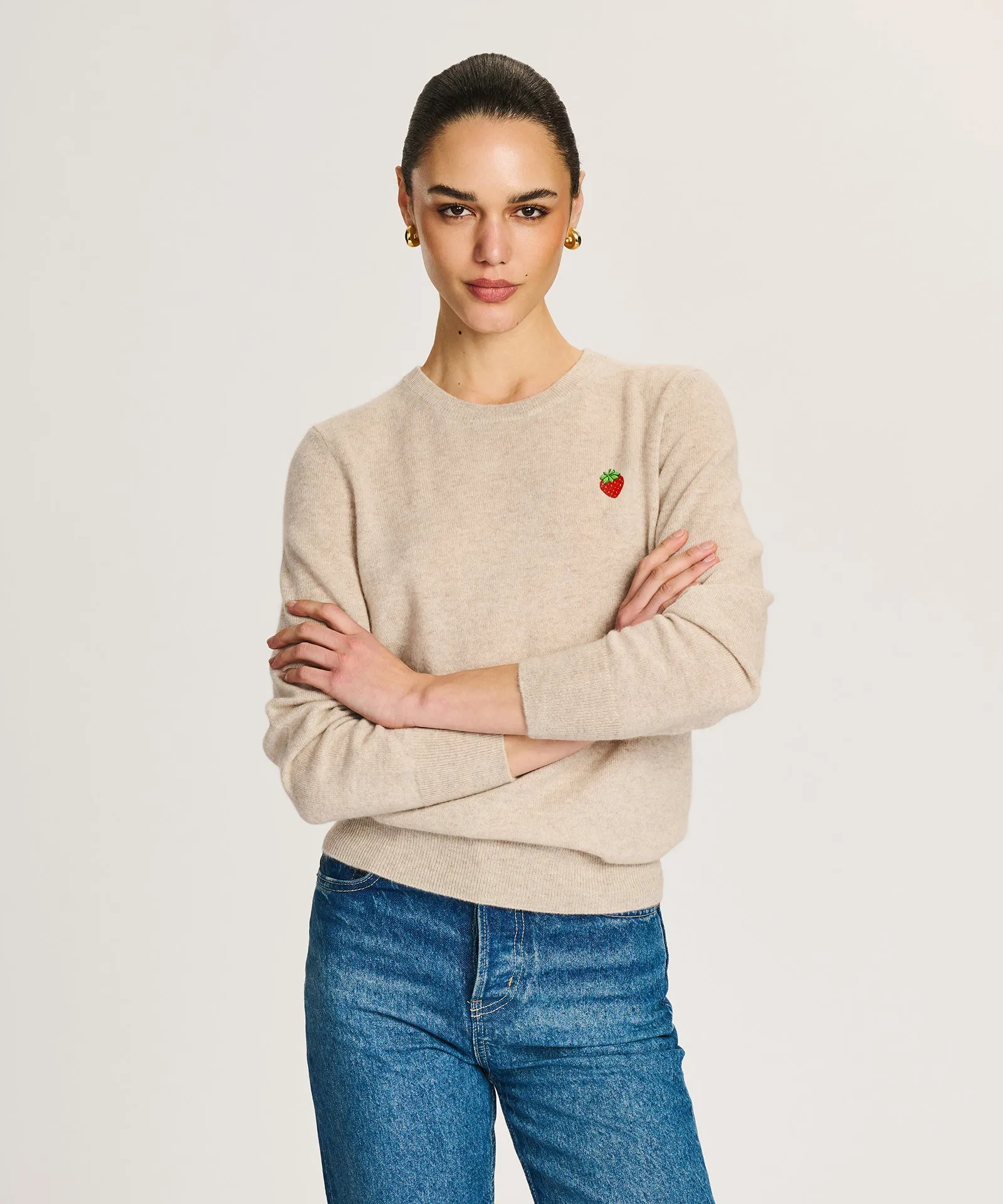 Strawberry Cashmere Sweater sold by NAADAM product image thumbnail 2