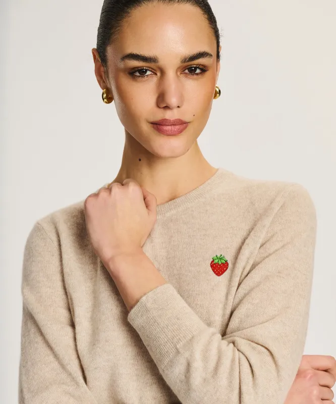 Strawberry Cashmere Sweater made by NAADAM
