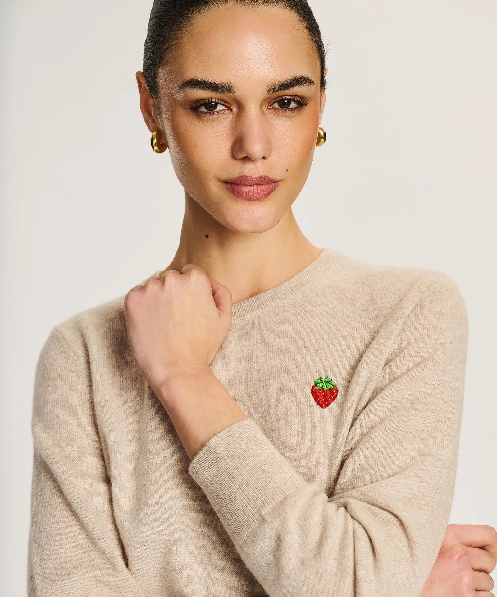 Strawberry Cashmere Sweater sold by NAADAM