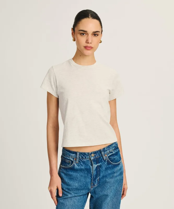 Lightweight Brushed Cotton Slim Tee made by NAADAM