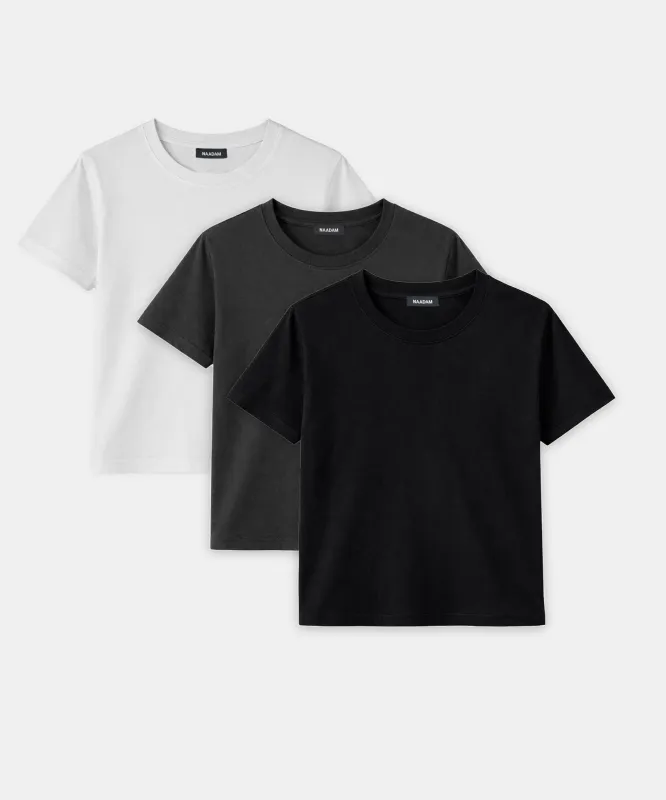 3-Pack Lightweight Brushed Slim Tee made by NAADAM