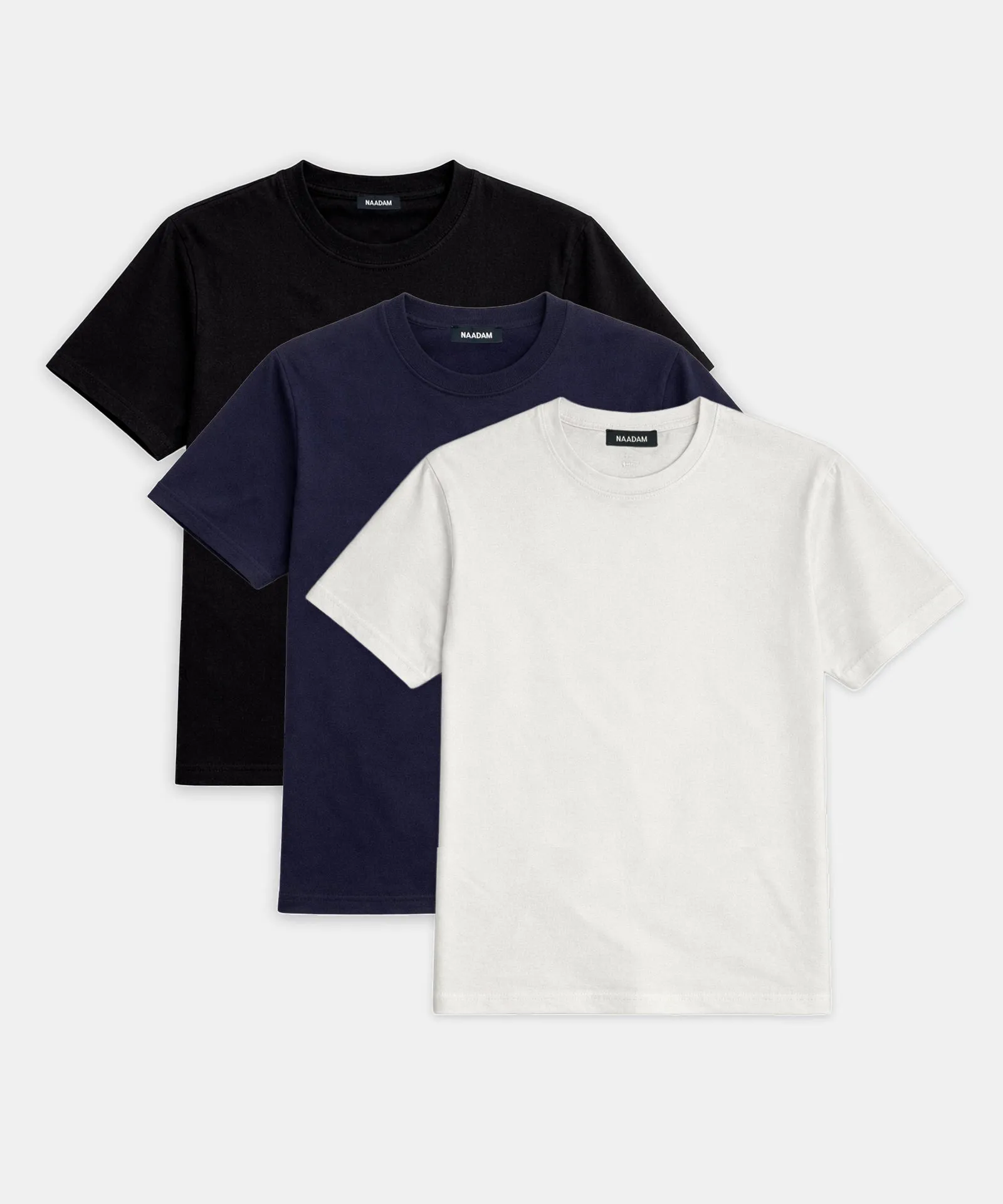 3-pack Lightweight Brushed Cotton Relaxed Tee sold by NAADAM