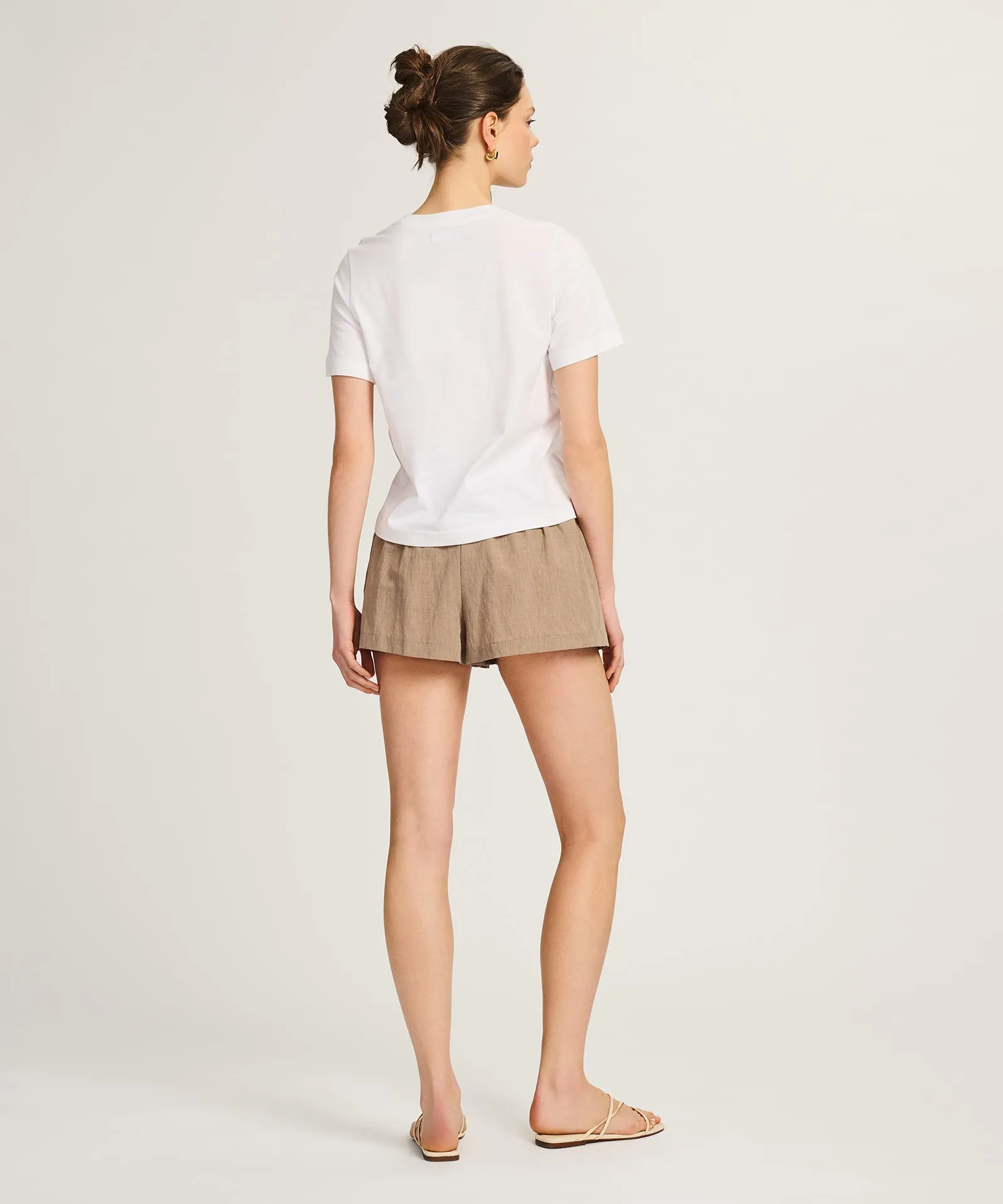 Lightweight Brushed Cotton Relaxed Tee sold by NAADAM product image thumbnail 5