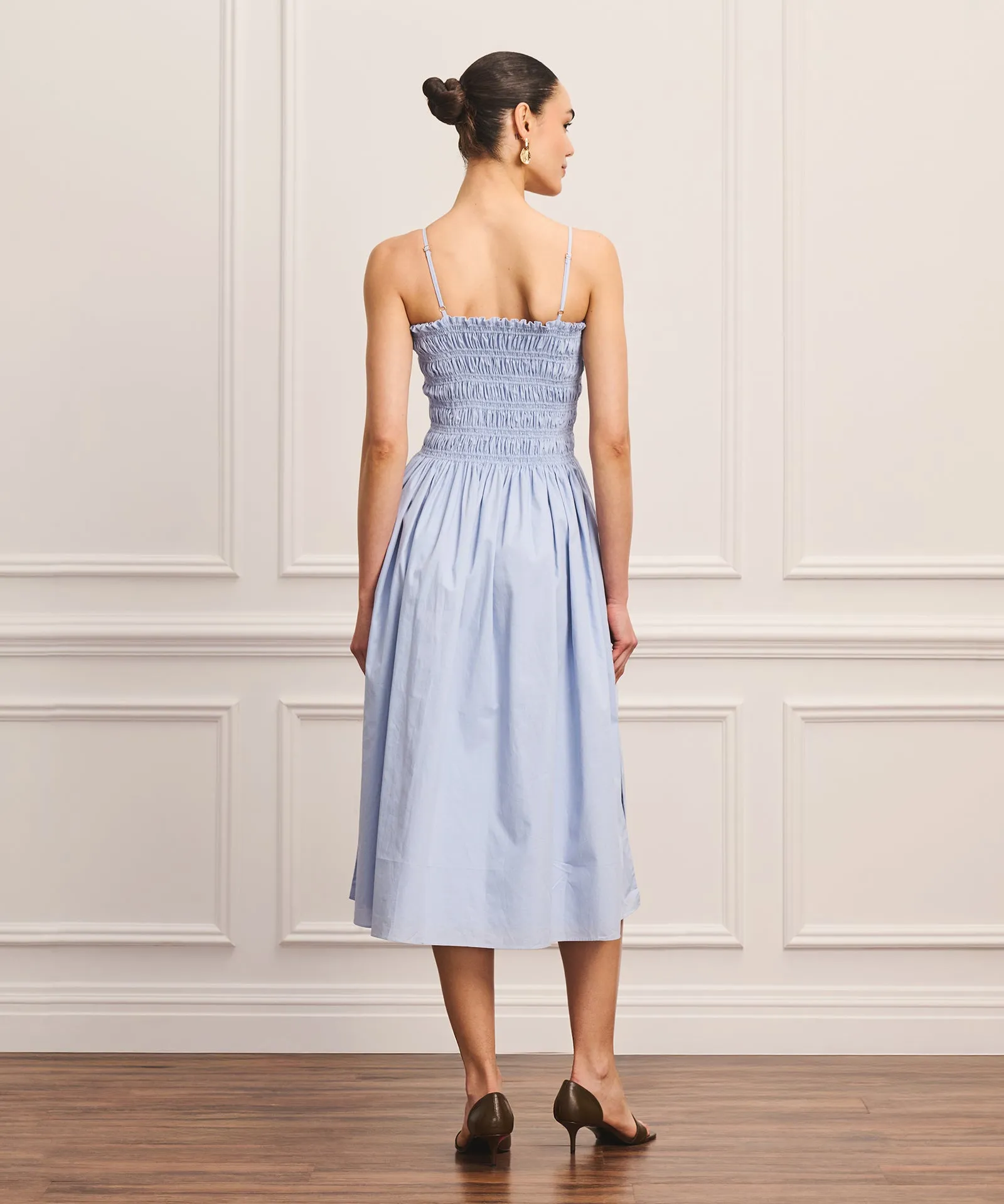 Cotton Smocked Dress sold by NAADAM product image thumbnail 5