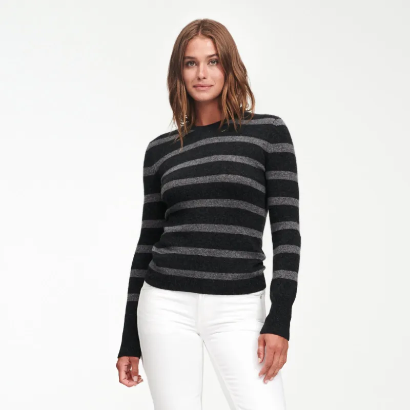 Cashmere Striped Crewneck Sweater sold by Naadam