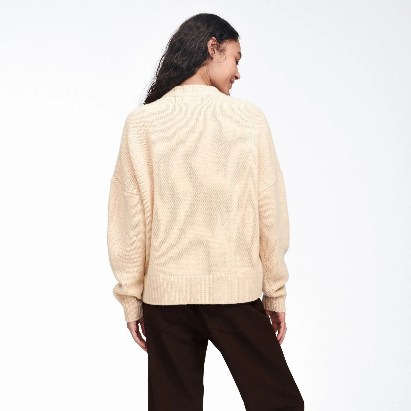 Cashmere Oversized Crewneck Sweater sold by Naadam product image thumbnail 5