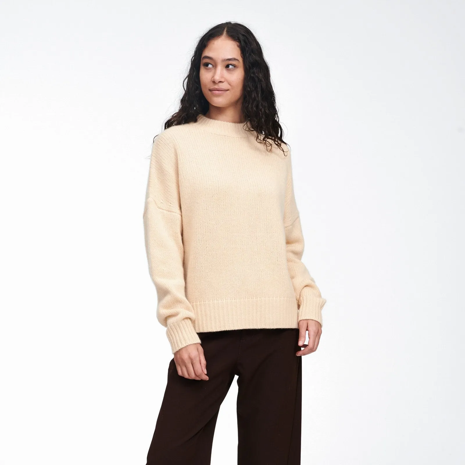Cashmere Oversized Crewneck Sweater sold by Naadam product image thumbnail 3