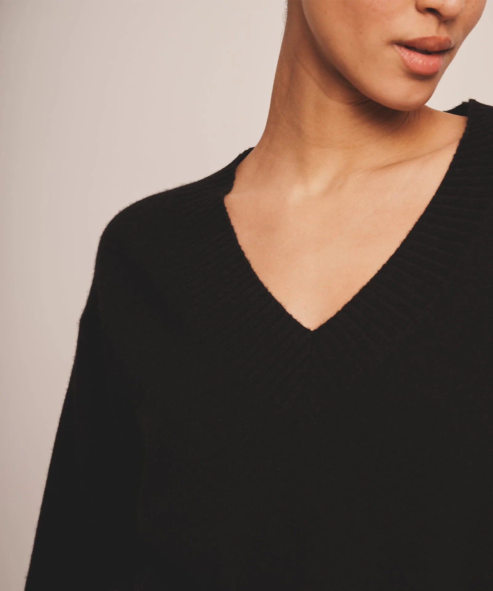 Signature Cashmere Wide Sleeve V-Neck Sweater sold by NAADAM product image thumbnail 5