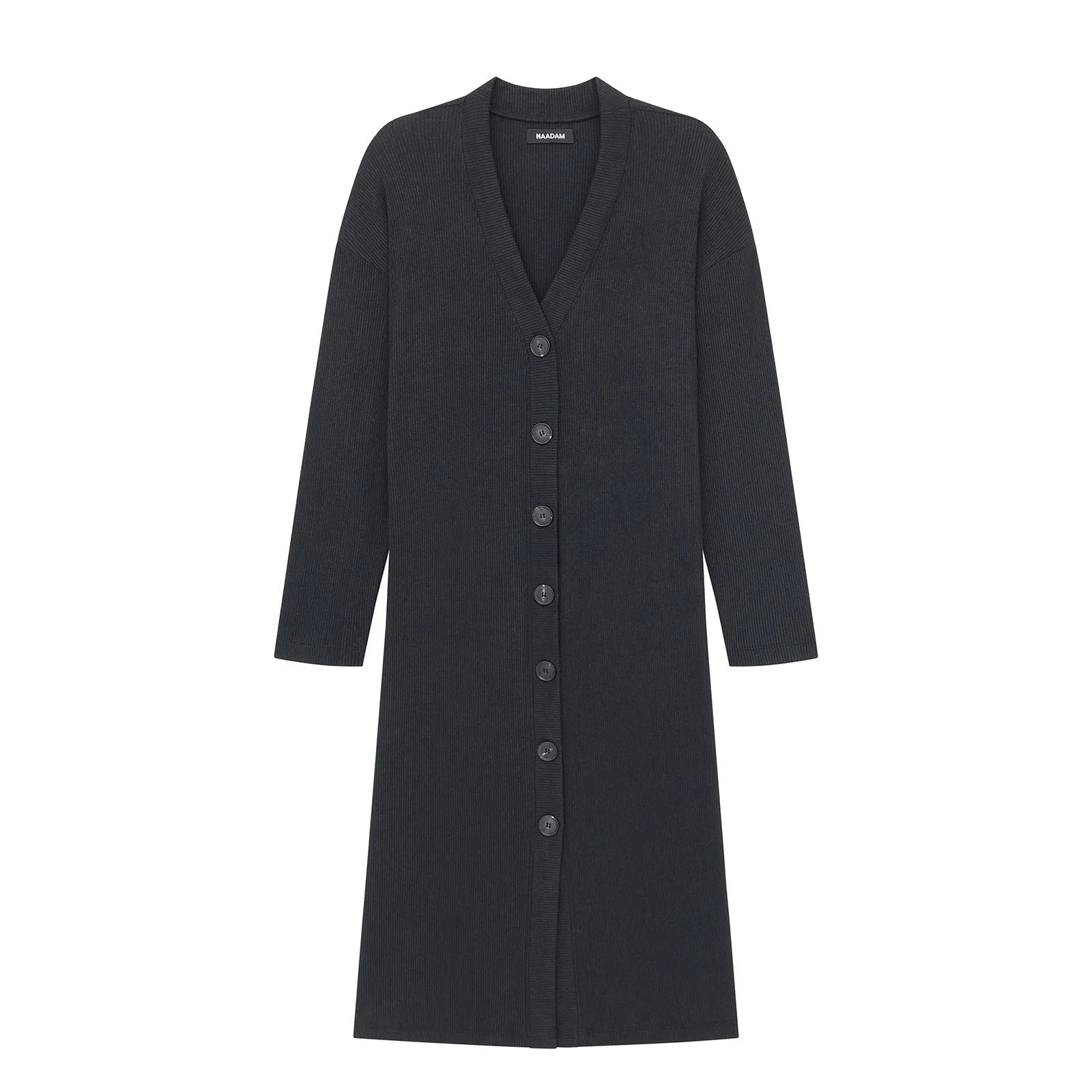 Ribbed Lightweight Duster Cardigan sold by Naadam product image thumbnail 5