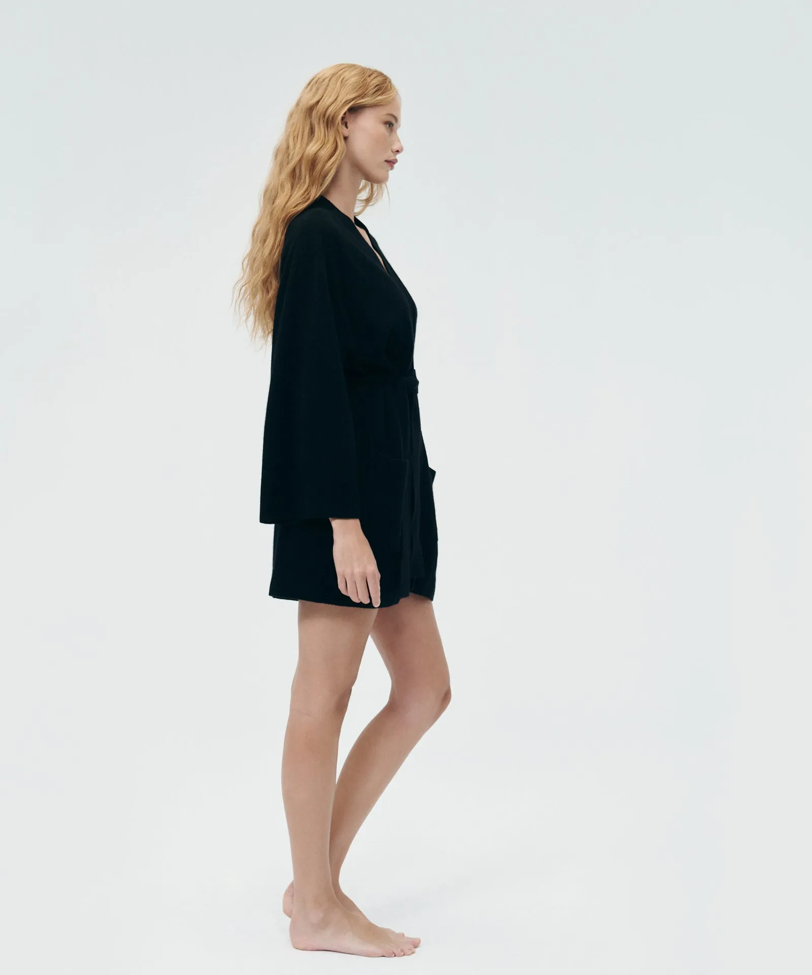 Cashmere Ribbed Seamless Robe sold by Naadam product image thumbnail 2