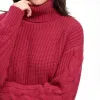Cable Knit Sleeve Turtleneck sold by Naadam