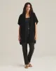 Soft by NAADAM 100% Cashmere Ribbed Collar Open Front Poncho sold by Naadam