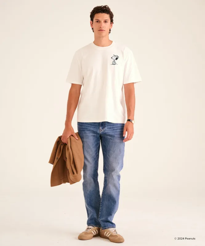 Peanuts Snoopy Baseball Tee made by Naadam