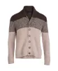 Cashmere Marled Striped Shawl Cardigan sold by Naadam