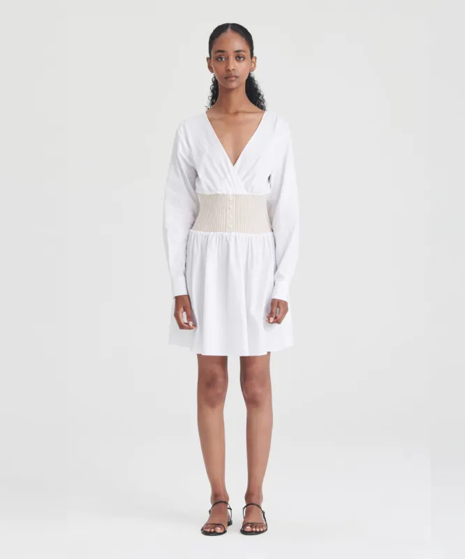 Cotton Cashmere Mixed Media Mini Dress sold by Naadam