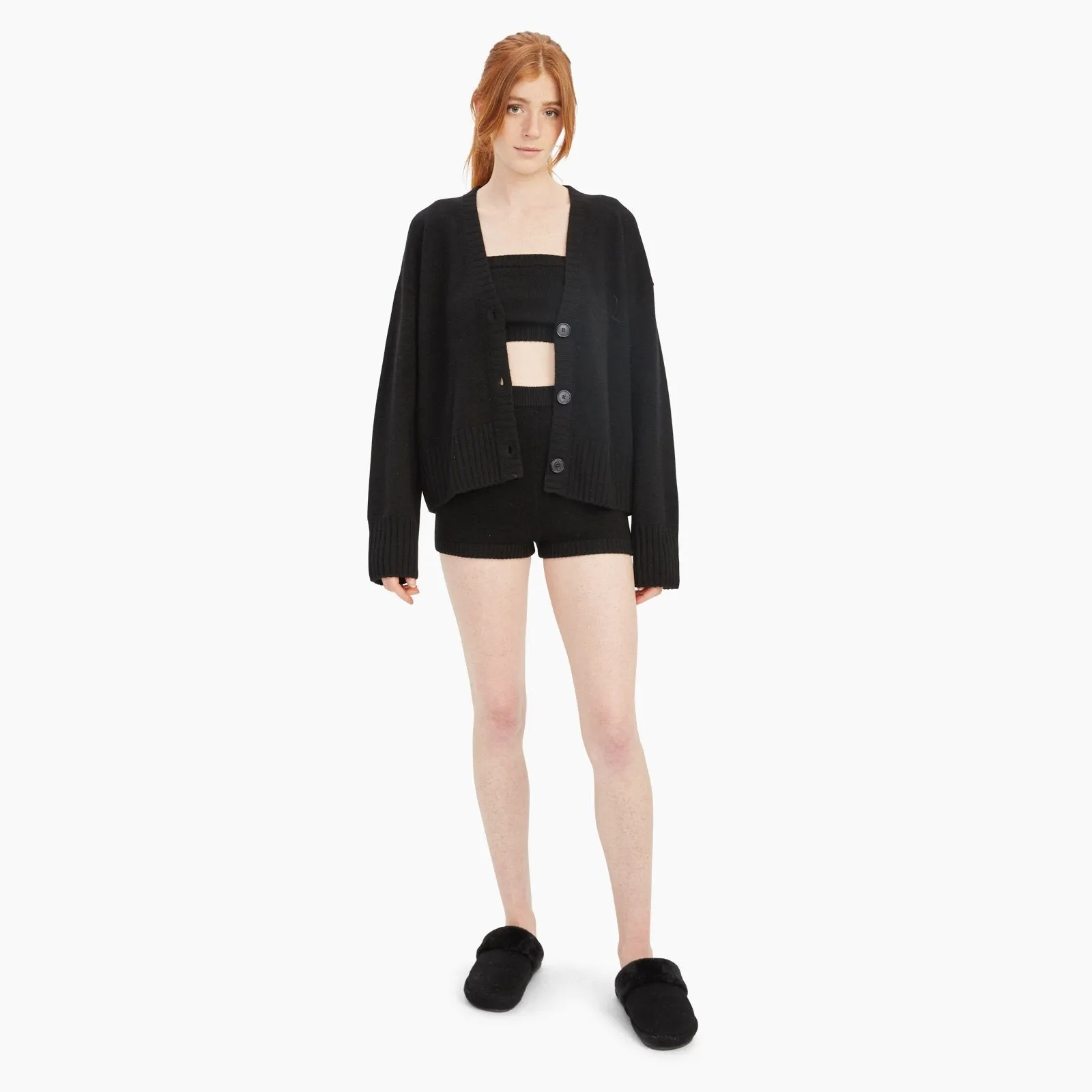 Cashmere Striped Cropped Tank Top sold by Naadam product image thumbnail 5