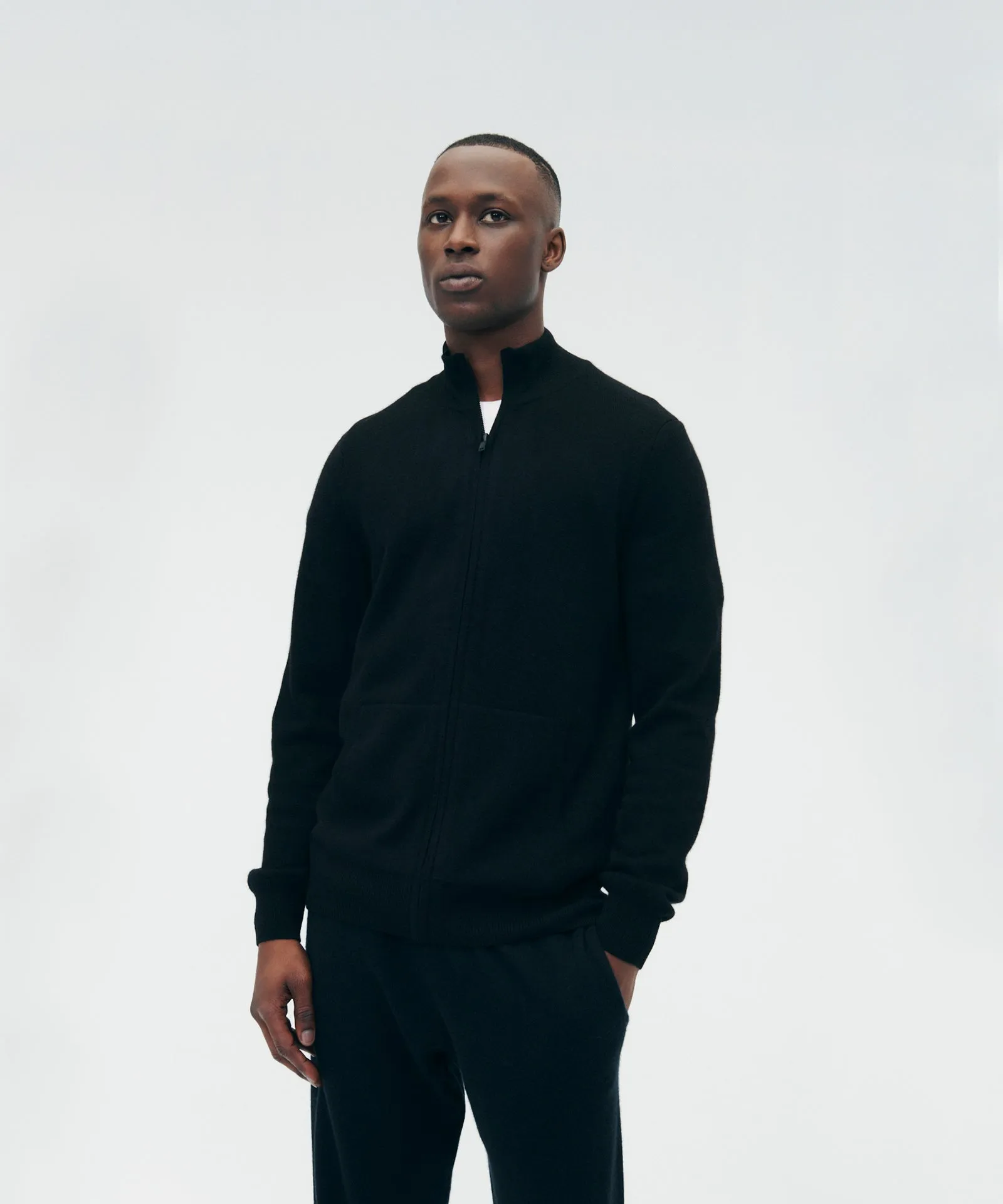 Signature Cashmere Full Zip Sweater sold by Naadam product image thumbnail 4