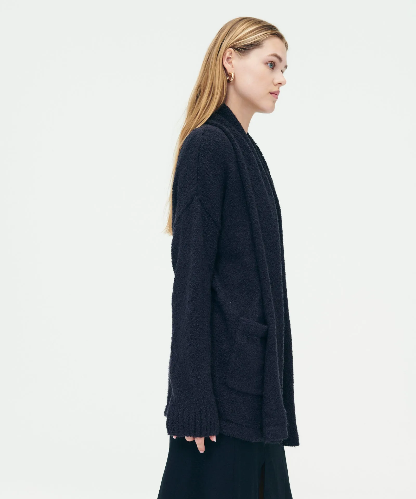 Luxe Boucle Knit Cardigan sold by Naadam product image thumbnail 3