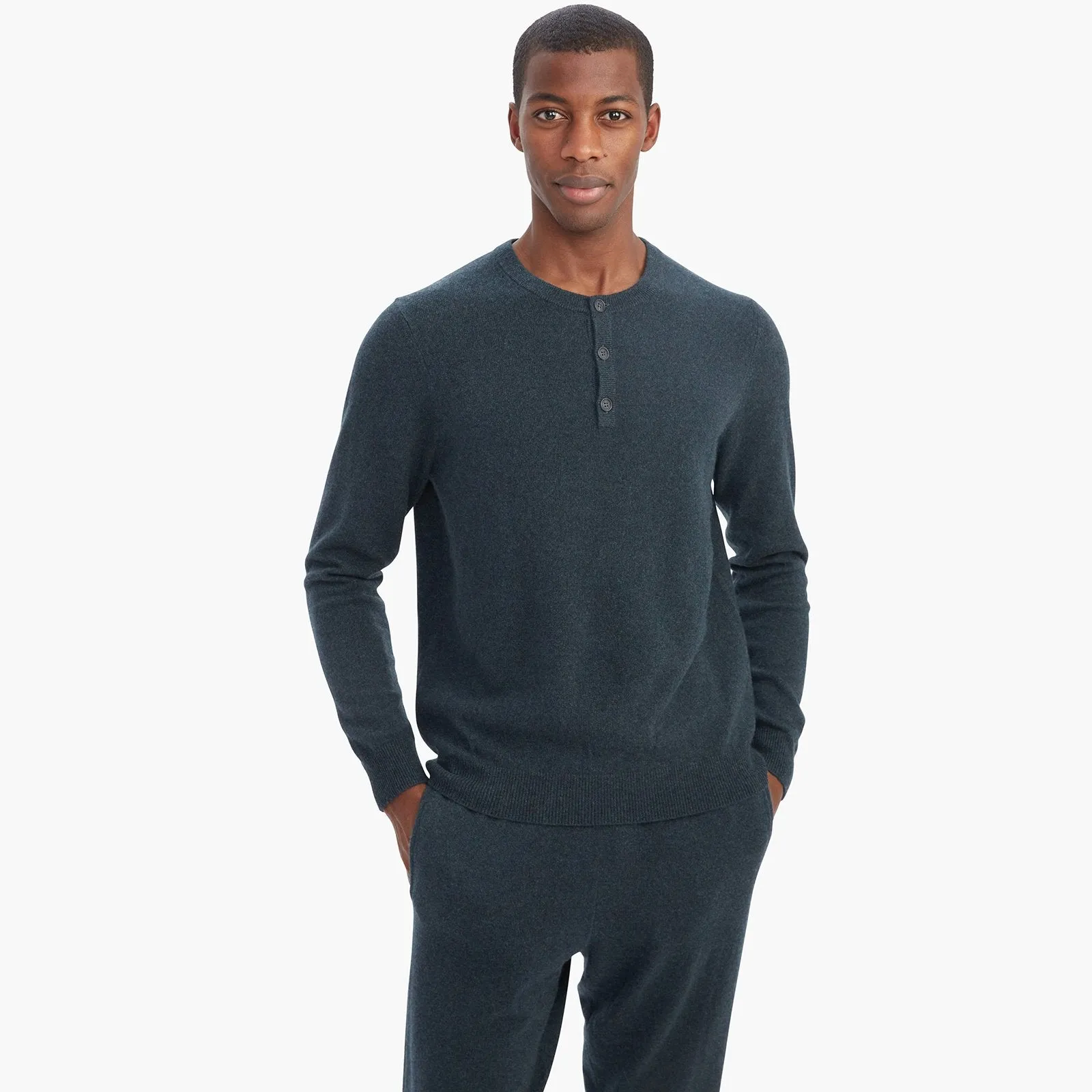 Recycled Cashmere Henley sold by Naadam product image thumbnail 3