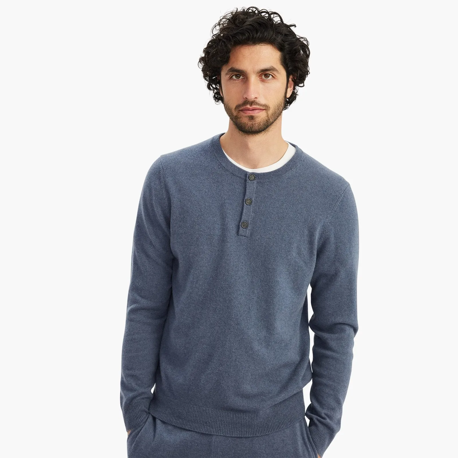 Recycled Cashmere Henley sold by Naadam product image thumbnail 4