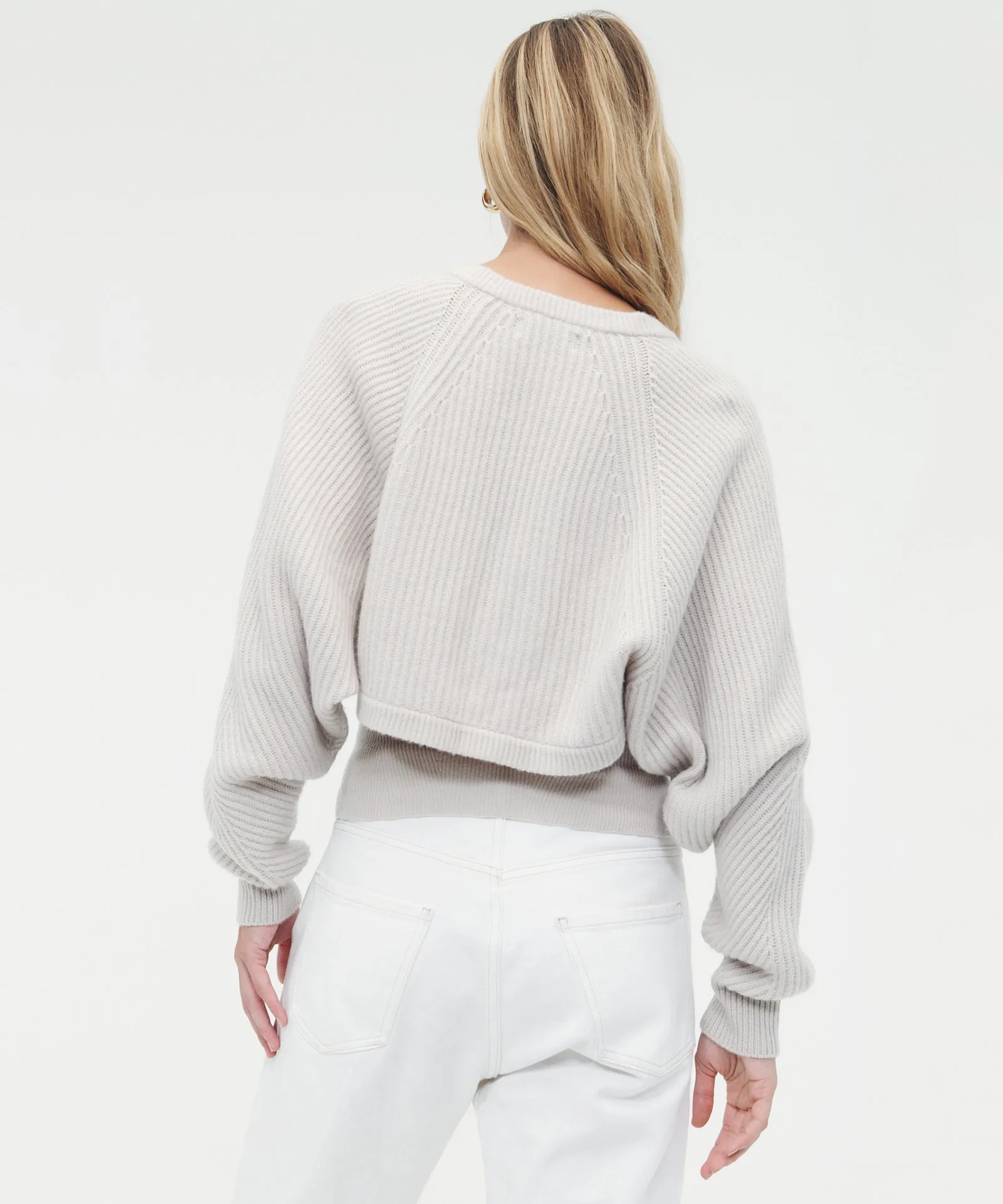 Wool Cashmere Fisherman Layered Sweater sold by Naadam product image thumbnail 4