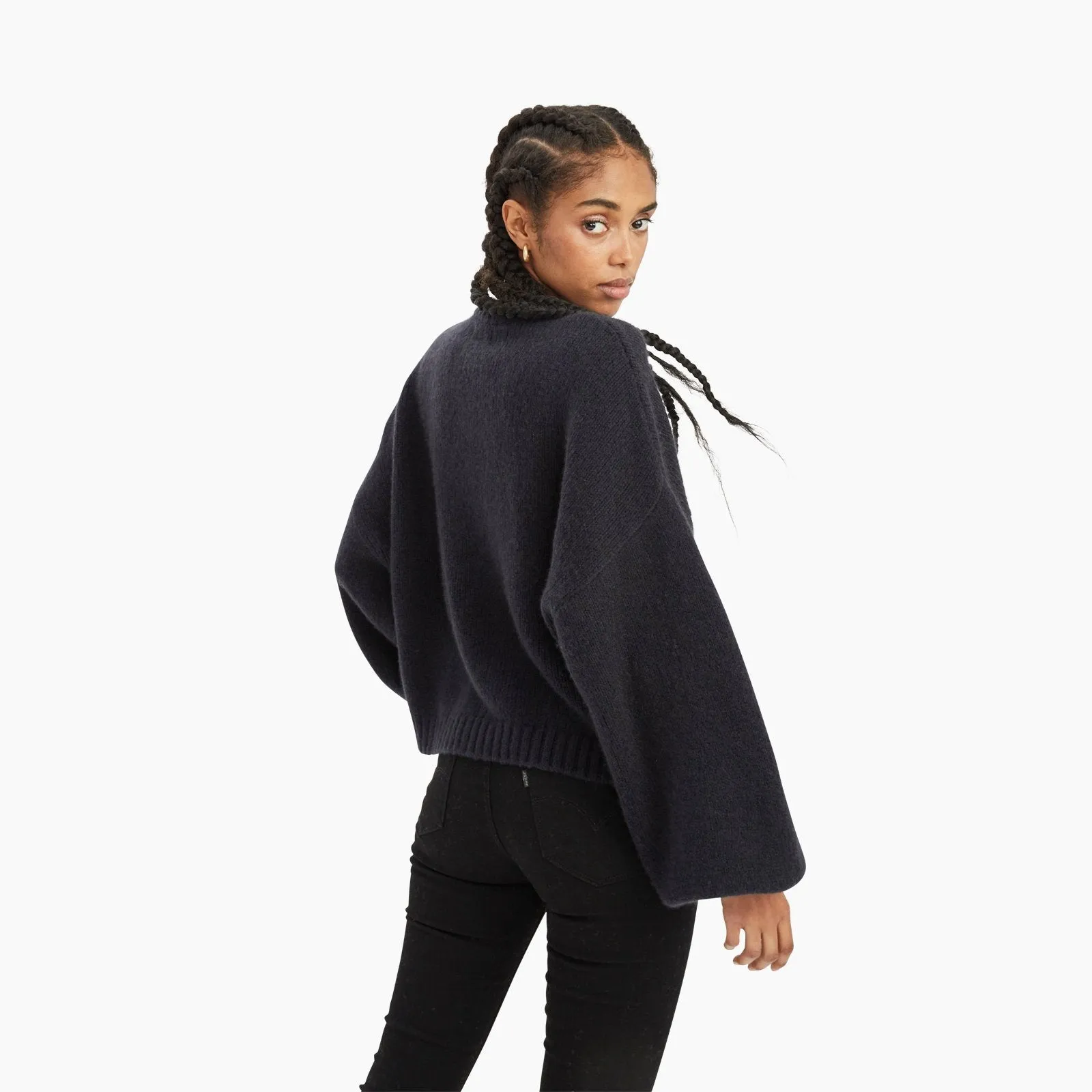 Luxe Merino Cashmere Balloon Sleeve Sweater sold by Naadam product image thumbnail 2