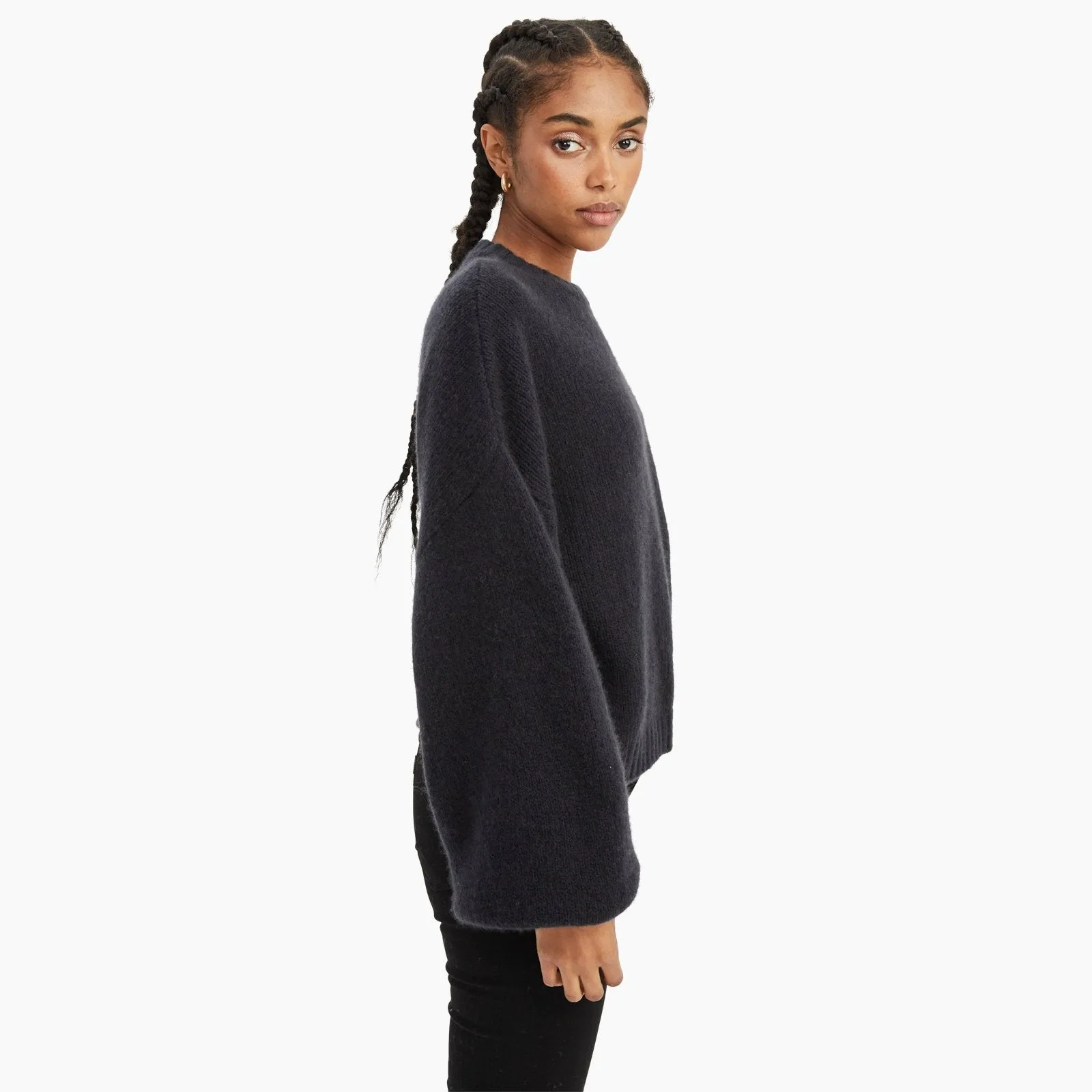 Luxe Merino Cashmere Balloon Sleeve Sweater sold by Naadam product image thumbnail 3