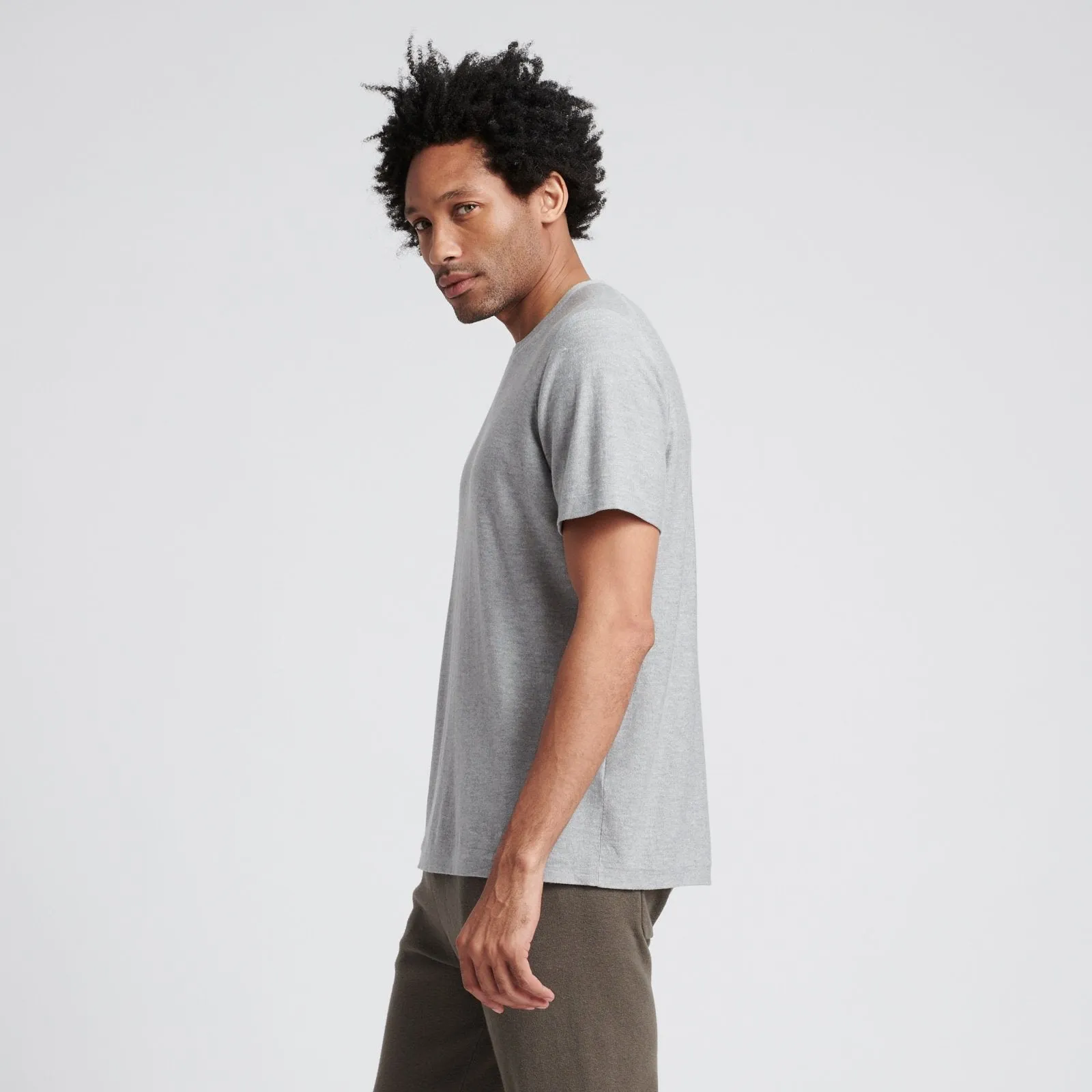 Silk Cashmere Contour T Shirt sold by Naadam product image thumbnail 5