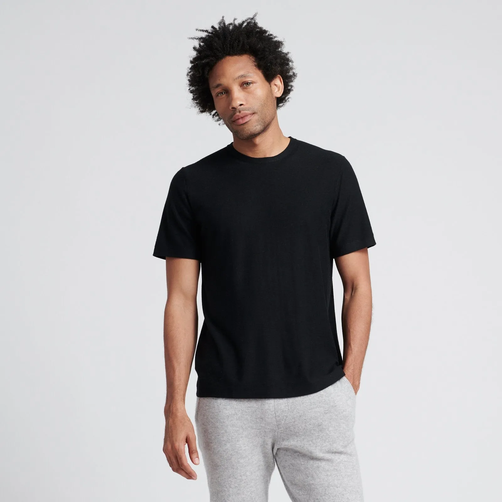 Silk Cashmere Contour T Shirt sold by Naadam