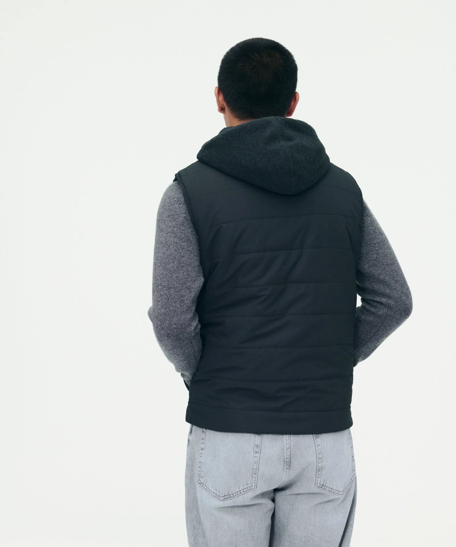 Mixed Media Puffer Vest sold by NAADAM product image thumbnail 5