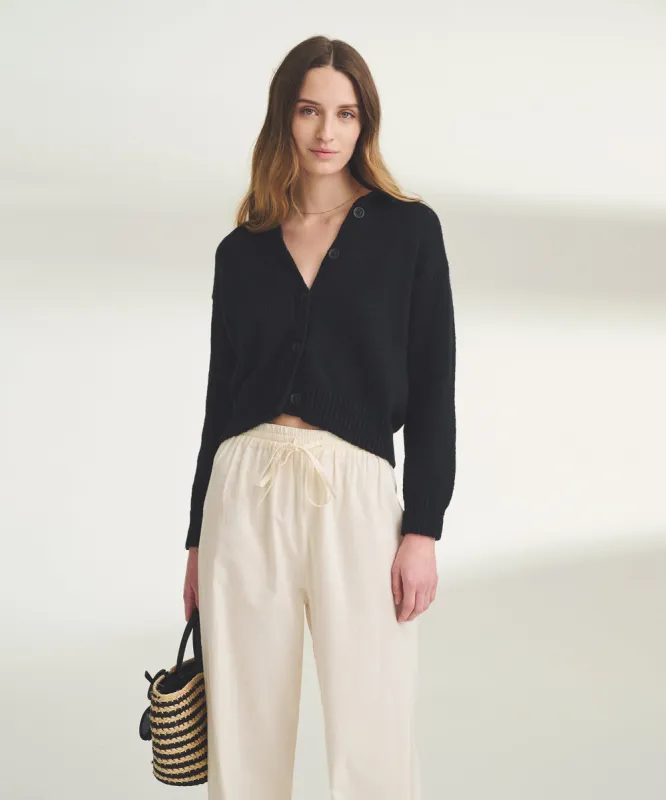 Chunky Cotton Collared Cardigan sold by Naadam