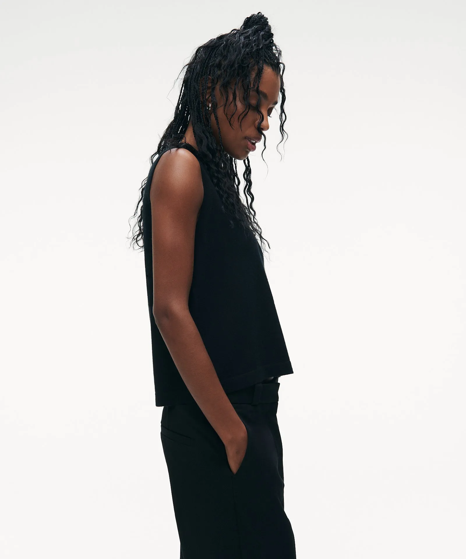 Fancy Cashmere Muscle Tank sold by Naadam product image thumbnail 3