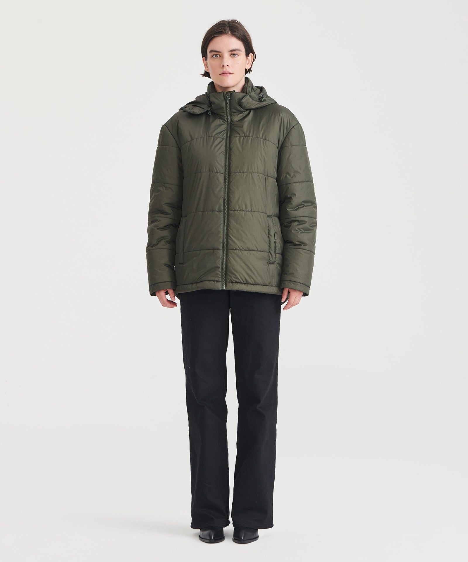 Biodegradable Puffer Coat sold by Naadam product image thumbnail 2