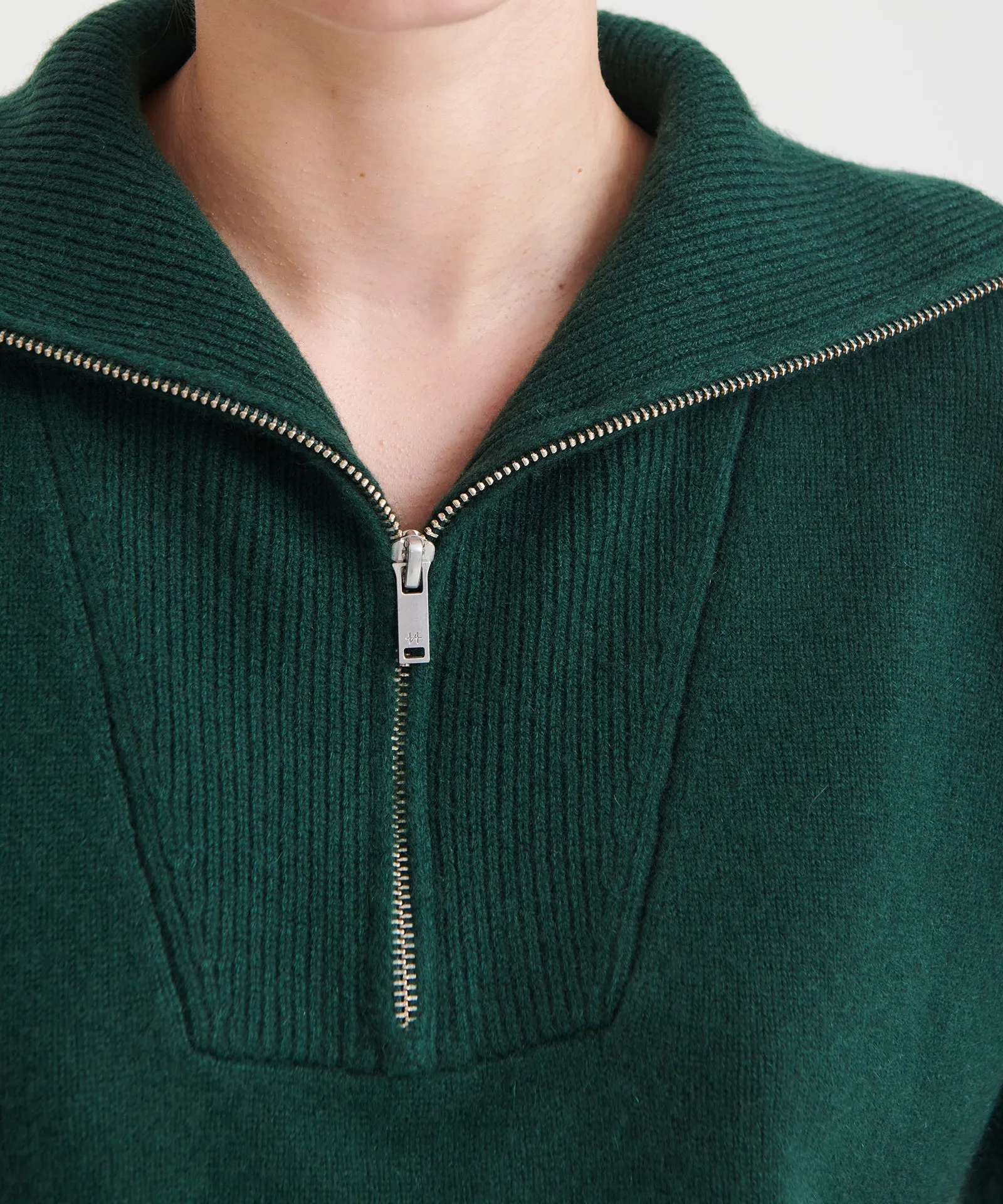 Luxe Cashmere Quarter Zip sold by NAADAM product image thumbnail 3