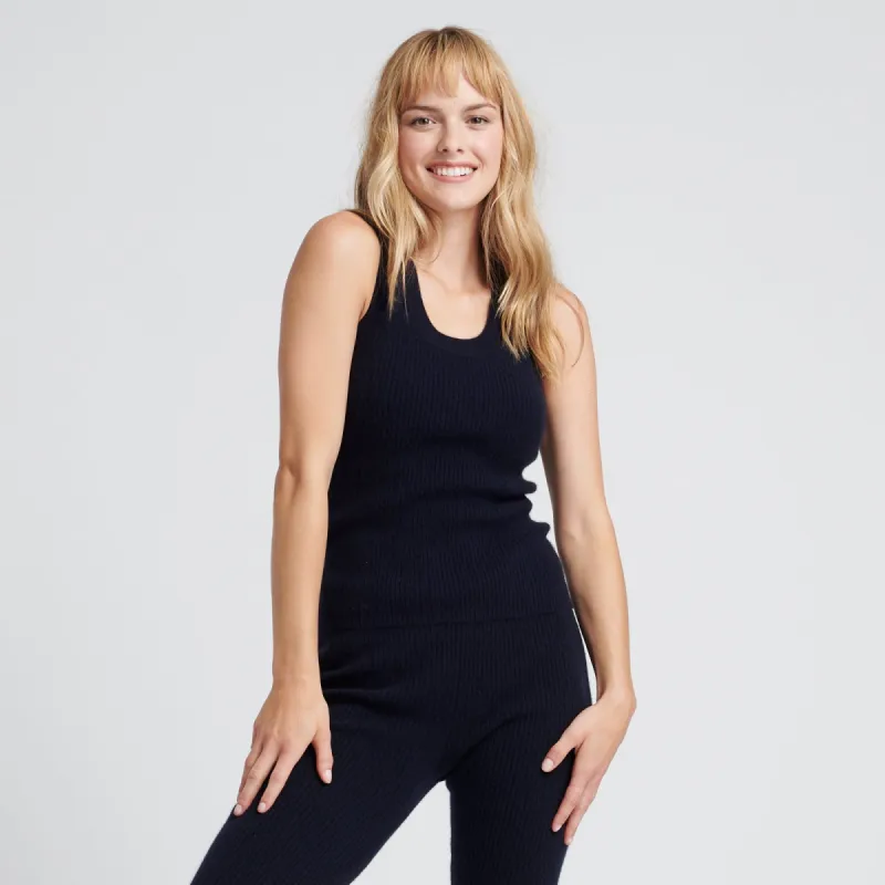 Cashmere Ribbed Tank Top sold by Naadam