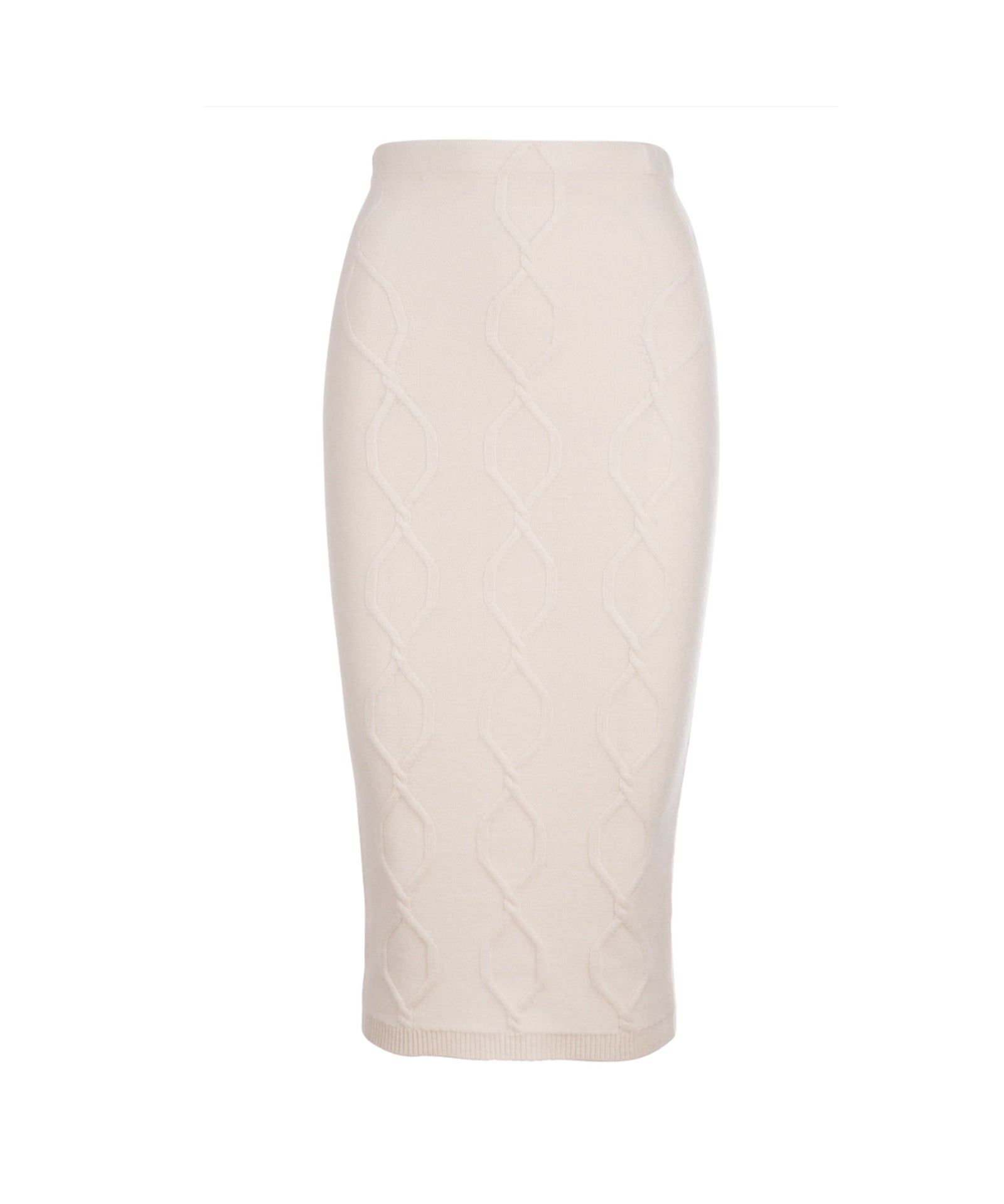 Cashmino Aran Cable Skirt sold by Naadam