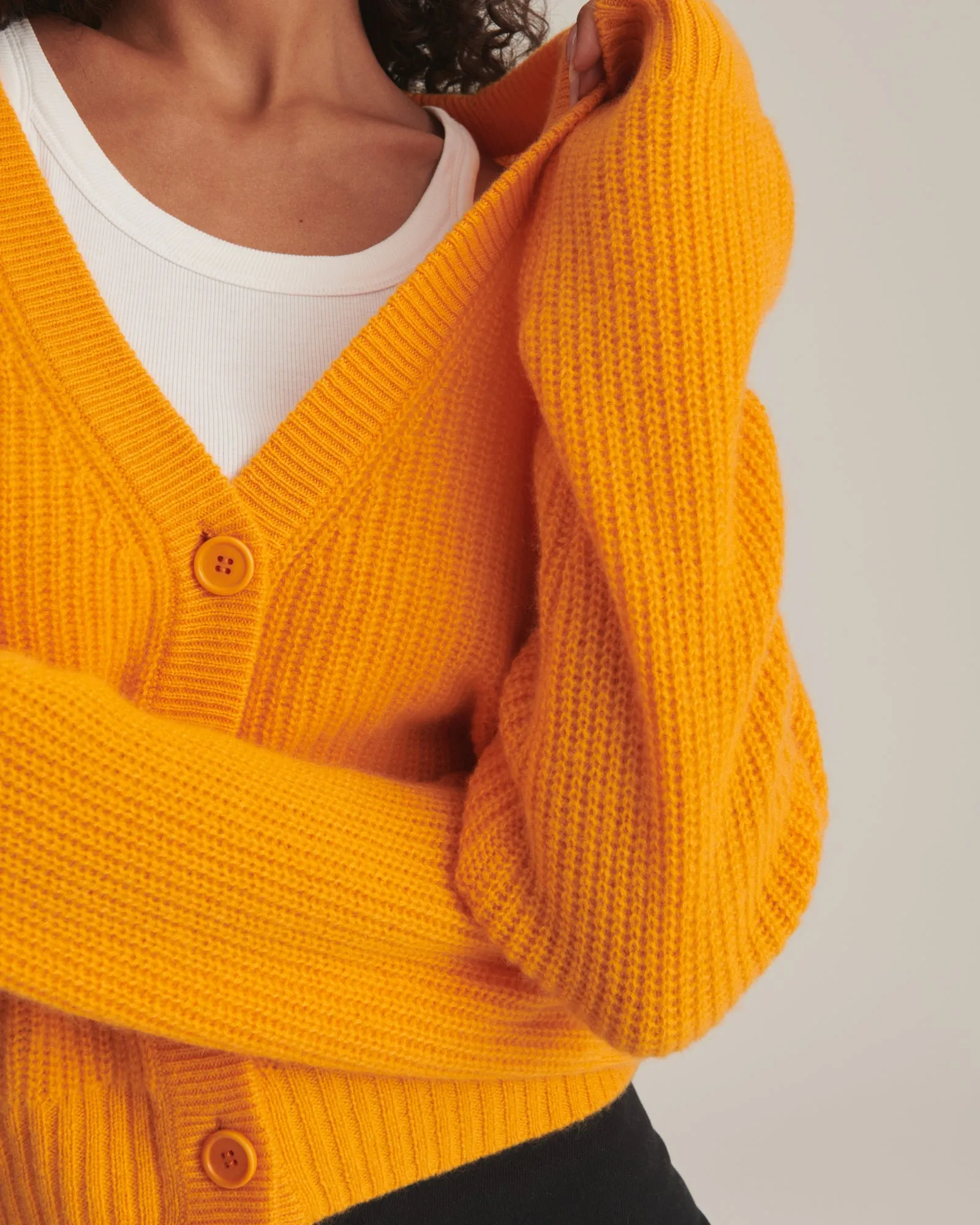 Cashmere Shaker Stitch Cardigan sold by Naadam product image thumbnail 5