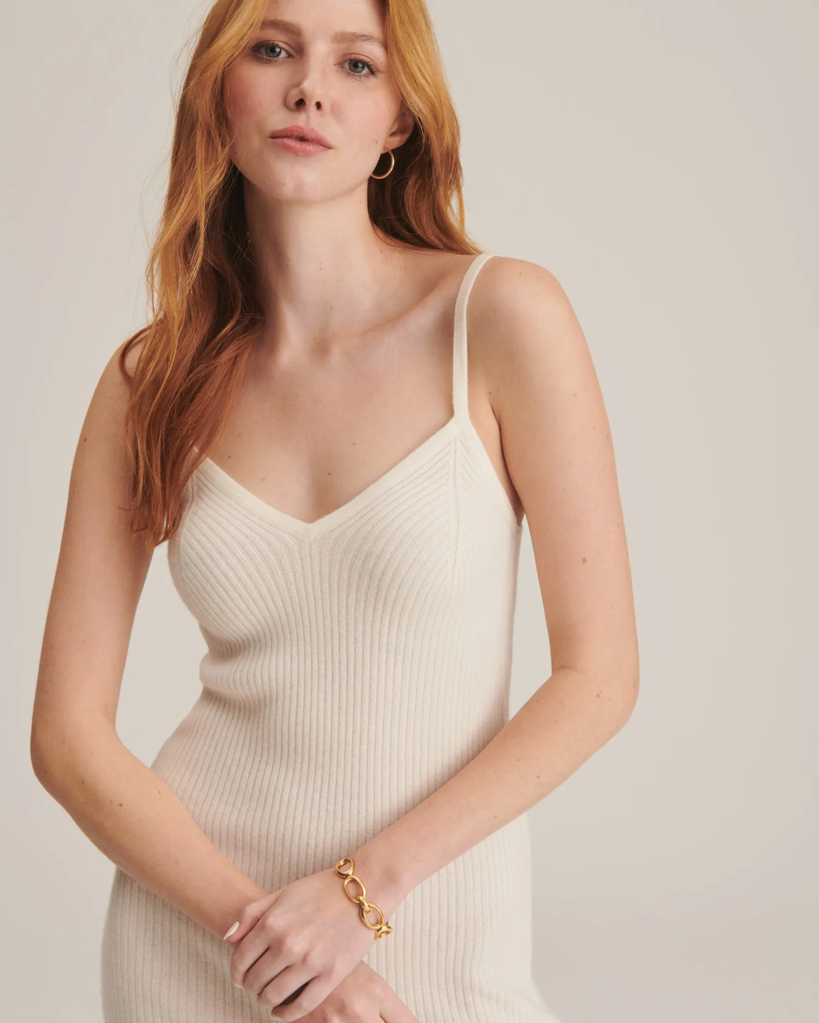 Cashmere Ribbed Midi Dress sold by Naadam product image thumbnail 5