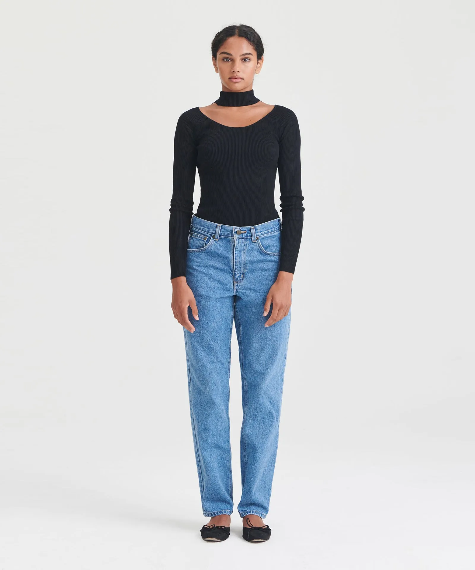 Silk Cashmere Cutout Turtleneck sold by NAADAM product image thumbnail 2