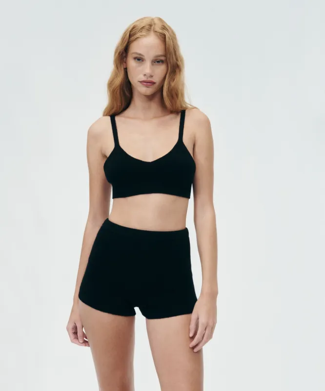 Cashmere Ribbed Seamless Boyshort made by Naadam