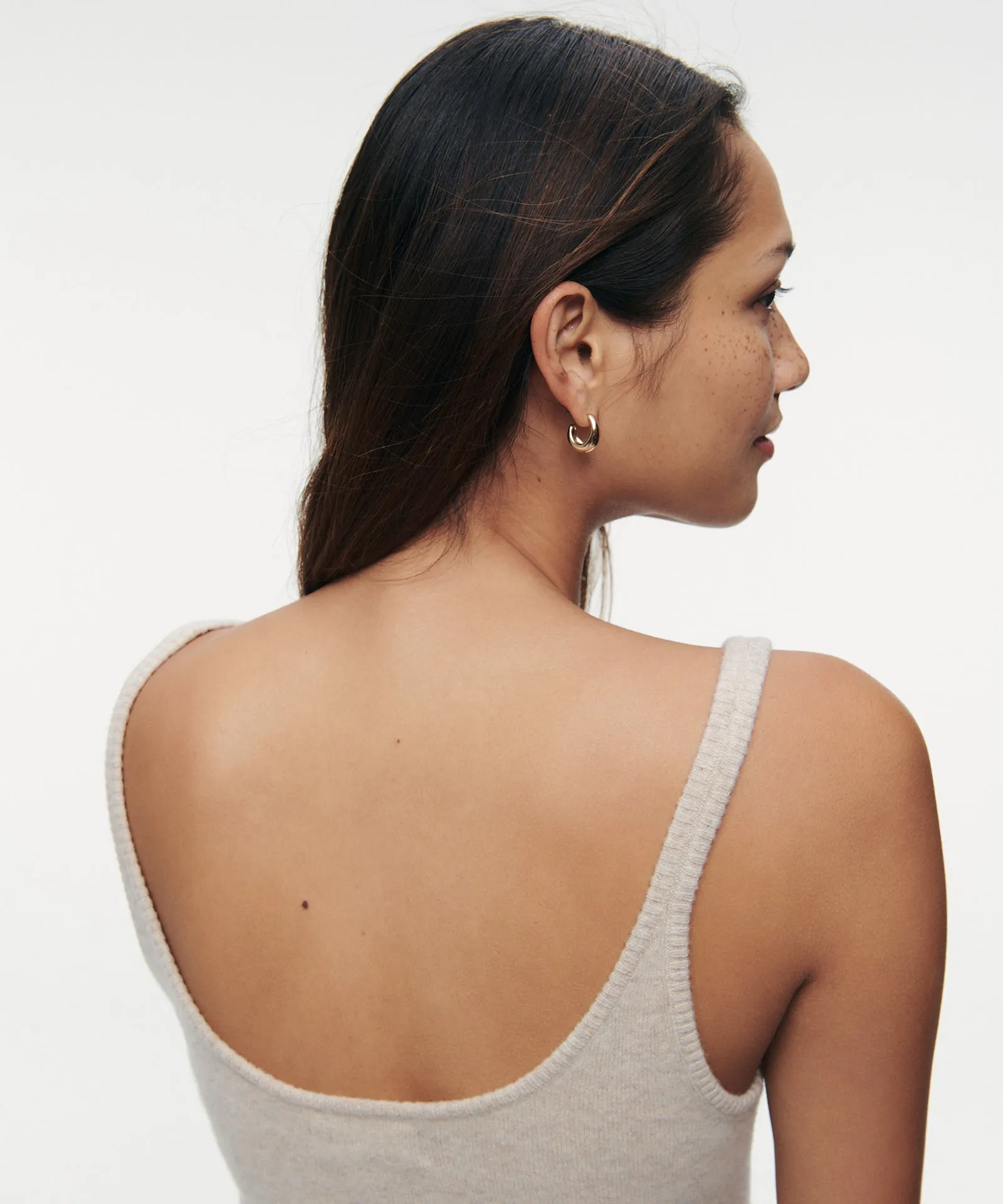 Cashmere Fitted Tank Top sold by Naadam product image thumbnail 3