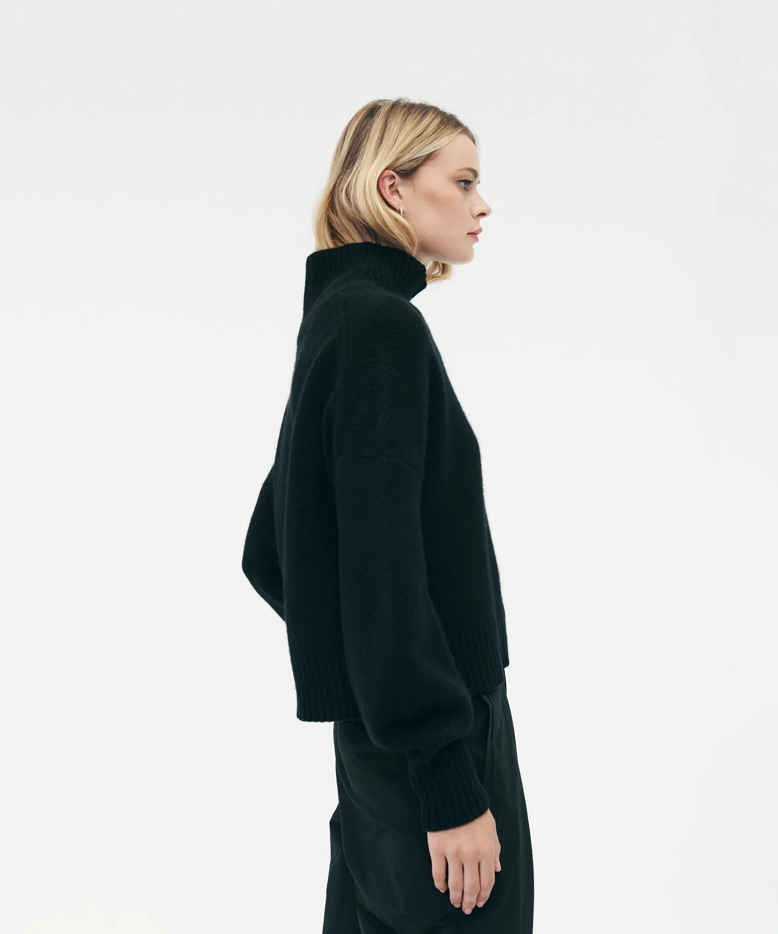 Luxe Cashmere Oversized Turtleneck sold by Naadam product image thumbnail 4