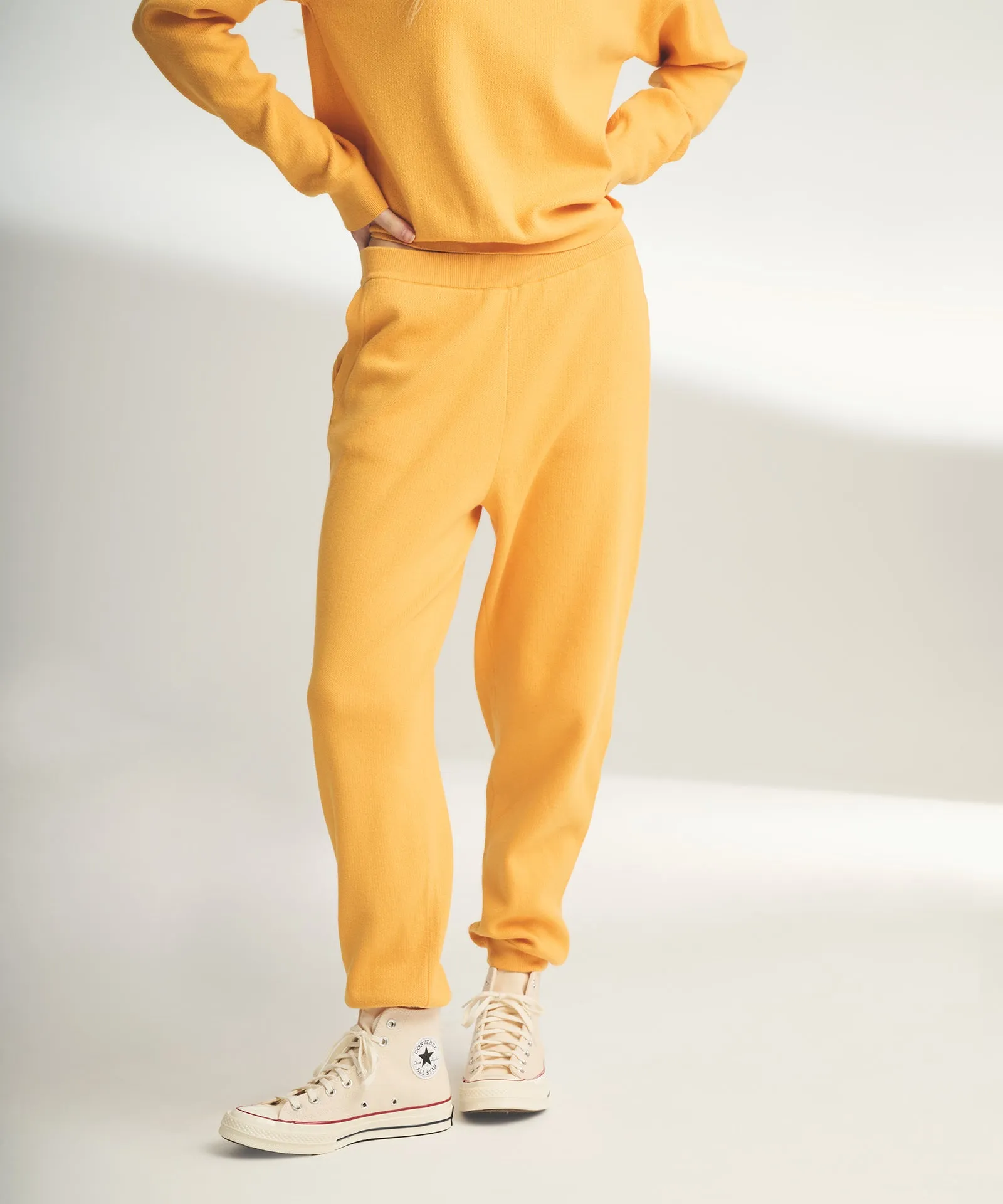 Café Cotton Cashmere Cropped Jogger sold by Naadam product image thumbnail 4